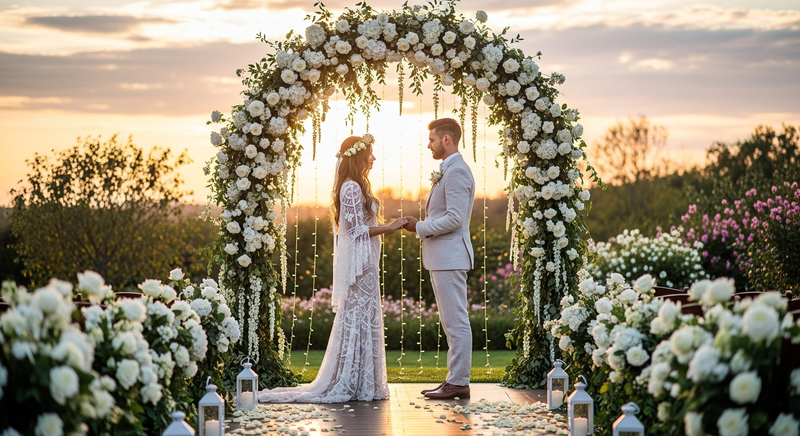 KI-generiertes Hochzeitsbild